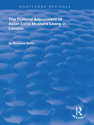 cover image of The Cultural Adjustment of Asian Lone Mothers Living in London